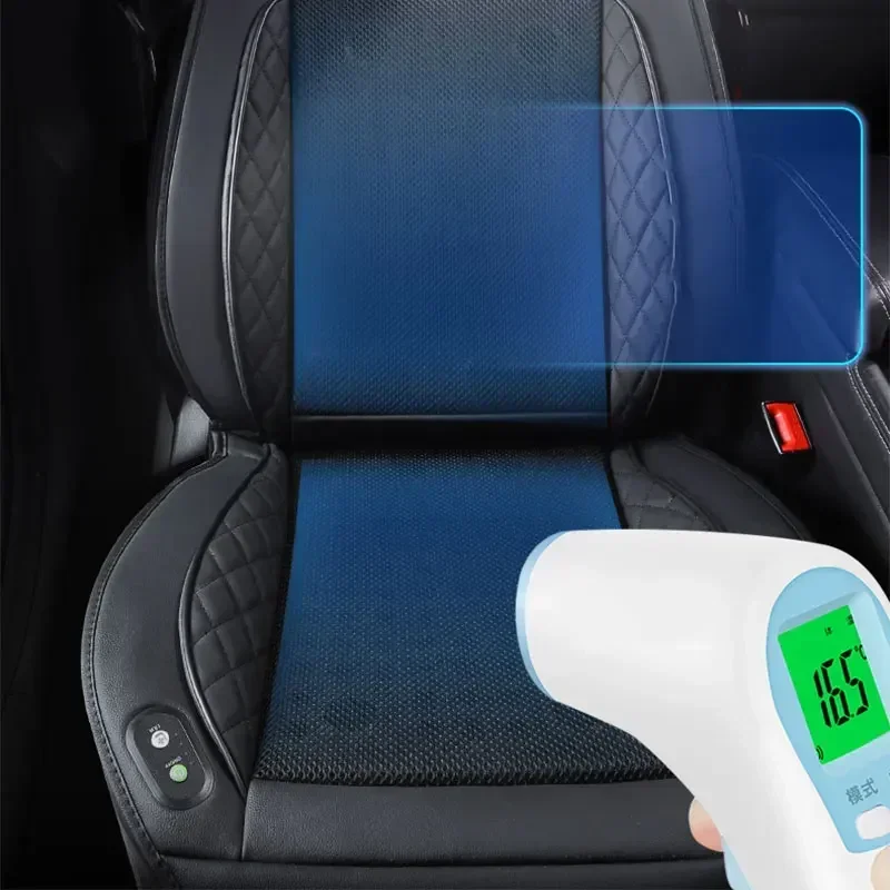 12V Universal Cooling Ventilating Seat Cover 8-24 Fan Car Seat Cover USB Summer Cool Breathable Seat Cover Auto Accessorie Amagi view 4