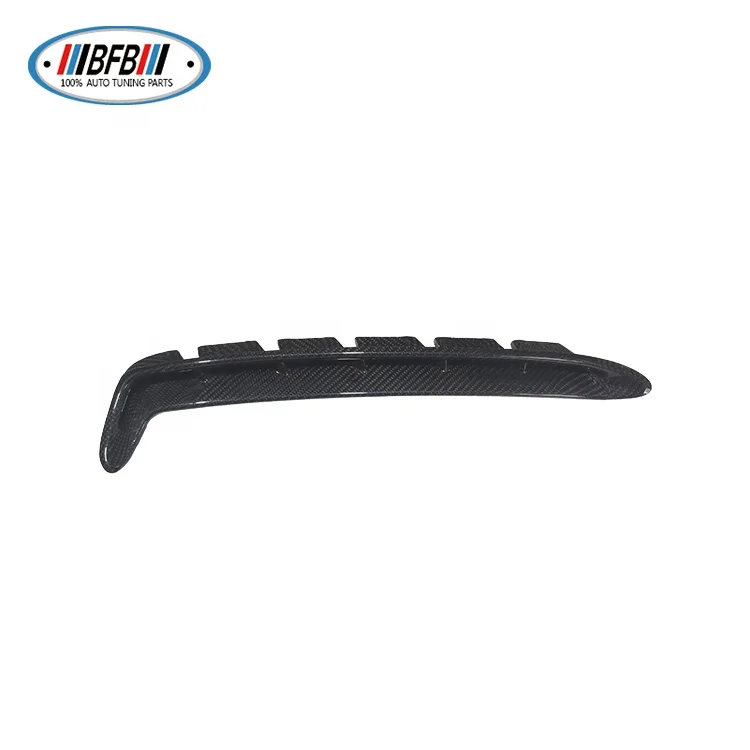For Ford Mustang Shelby GT350 2019UP Carbon Fiber Side Fender Air Vent Trim Cover Car Exterior Accessories