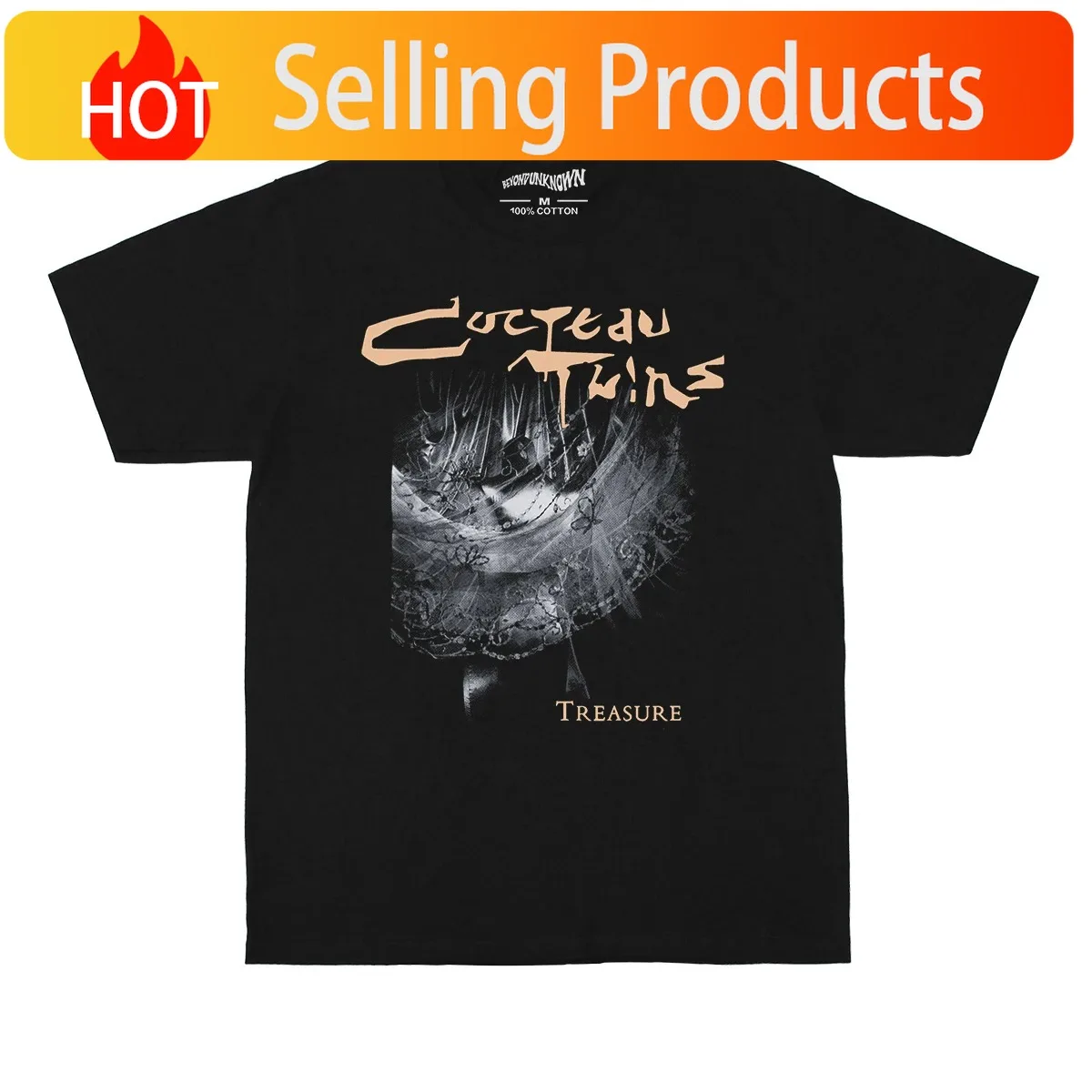 Classic Nostalgia Cocteau Twins Vintage T-shirts Men Women Cotton Short Sleeve Loose Casual Crew Neck Tee Street Harajuku Tops