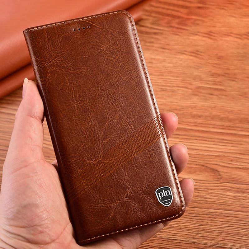 

Vintage Genuine Leather Case for XiaoMi Poco F1 F2 F3 F4 M2 M3 M4 X4 Pro GT NFC 5G Wallet Flip Cover