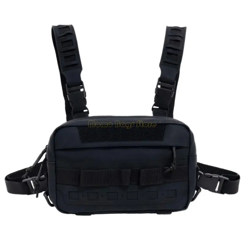 

X90D Tacticals Chest Bag Utility Molles Chest Rig with Adjustable Strap Outdoor Chest Rigs Vest for Workouts,Cycling