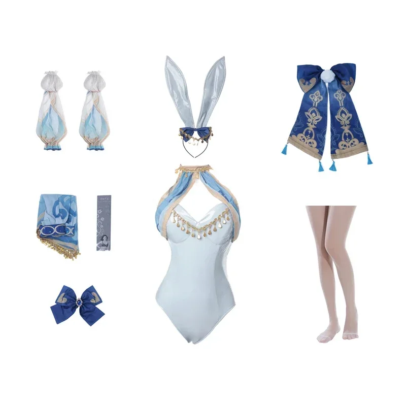 Bunny Girl Nilou Cosplay Costume Genshin Impact Nilou Bunny Costume Original Sexy Women Jumpsuit Style A and B