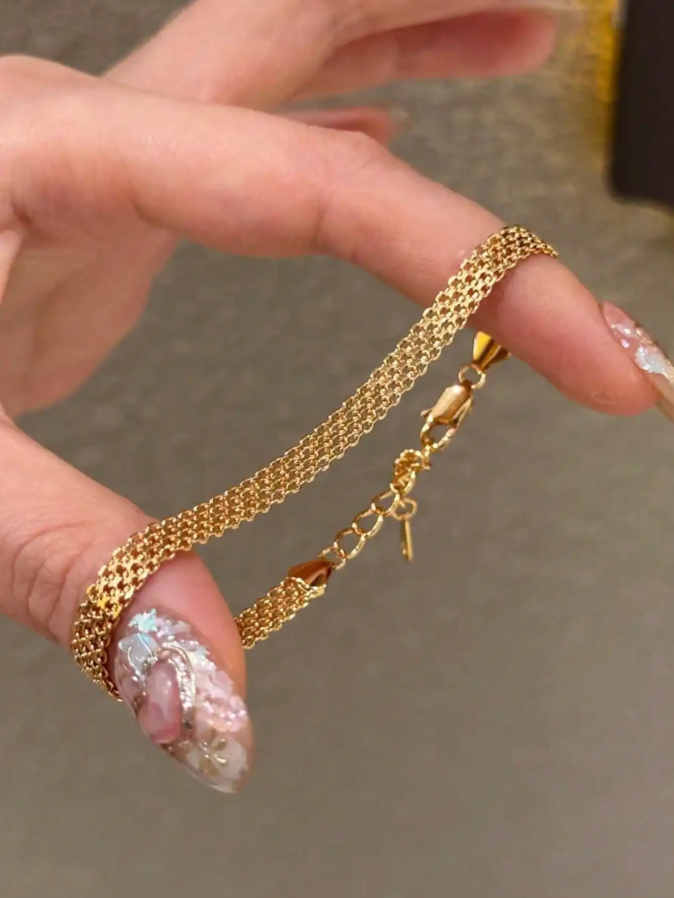 

1pc Elegant Stainless Steel Non-Fading Pendant Bracelet, Perfect For Anniversary, Valentine's Day, And Daily Fashion Wear