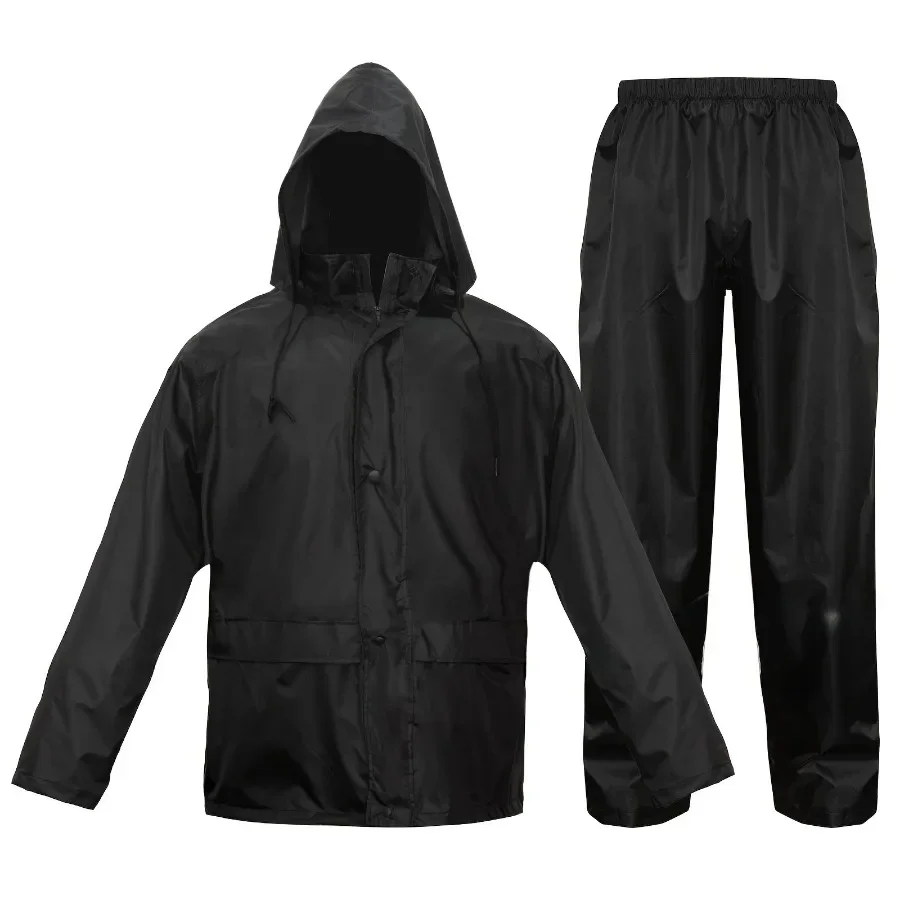 Suit raincoat rainpants suit wholesale hunting rainstorm prevention outdoor riding fishing reflective split light rain