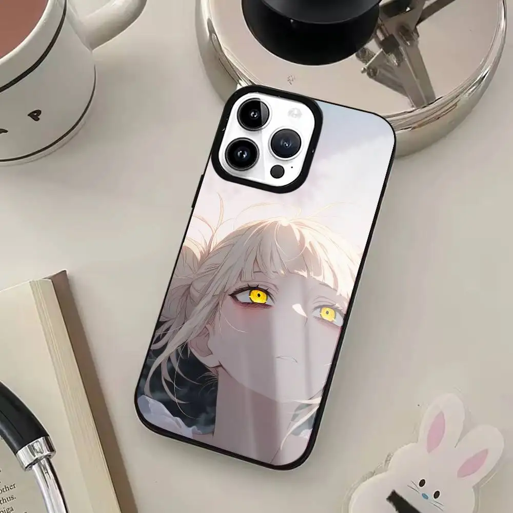 Custodia per telefono carina Anime Himiko Toga per iPhone17,16,15,14,13,12,11 Plus,Pro Max magnetica per ricarica wireless Magsafe