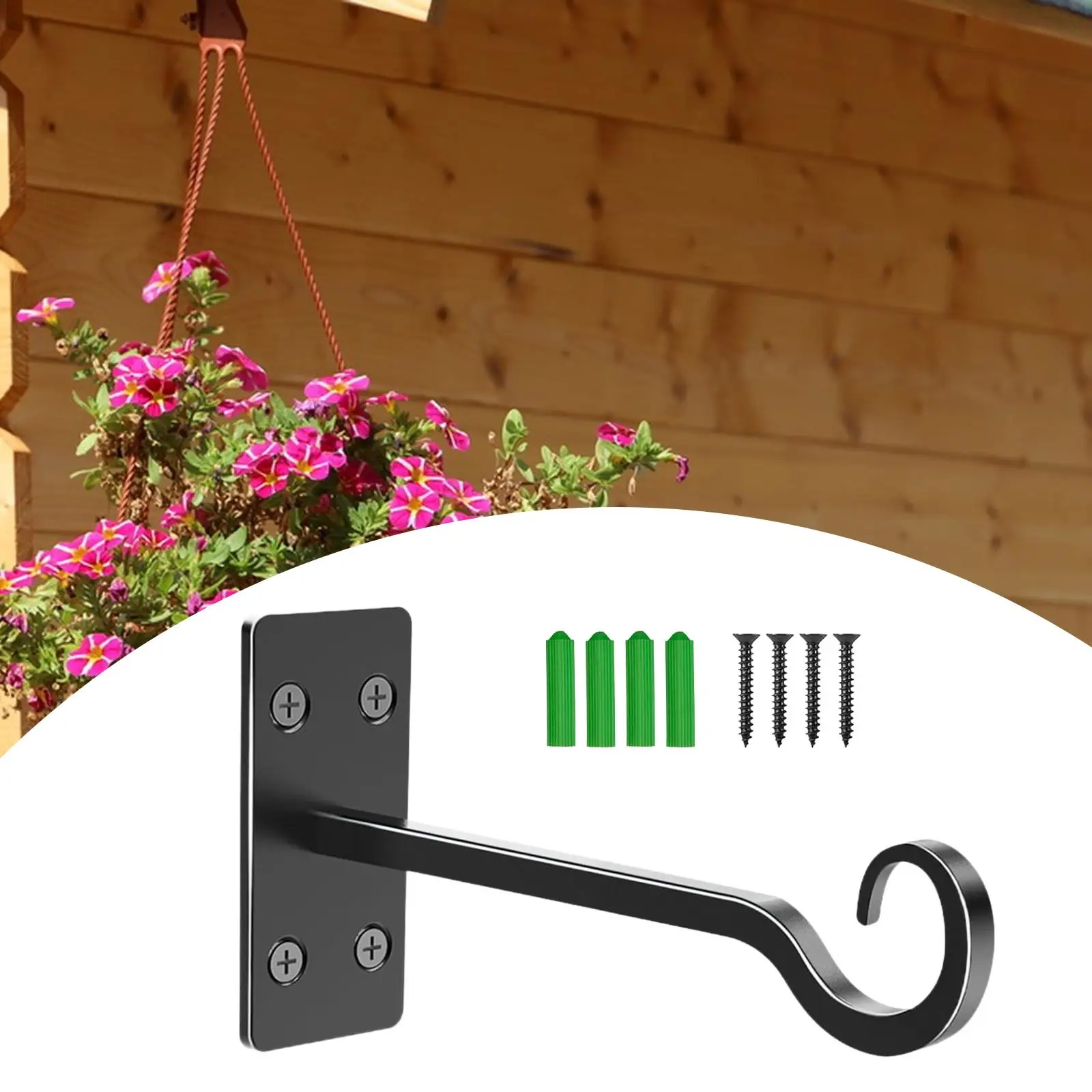 خطاف تثبيت على الحائط عالي التحمل للمزارعين وممر دقات الرياح #1