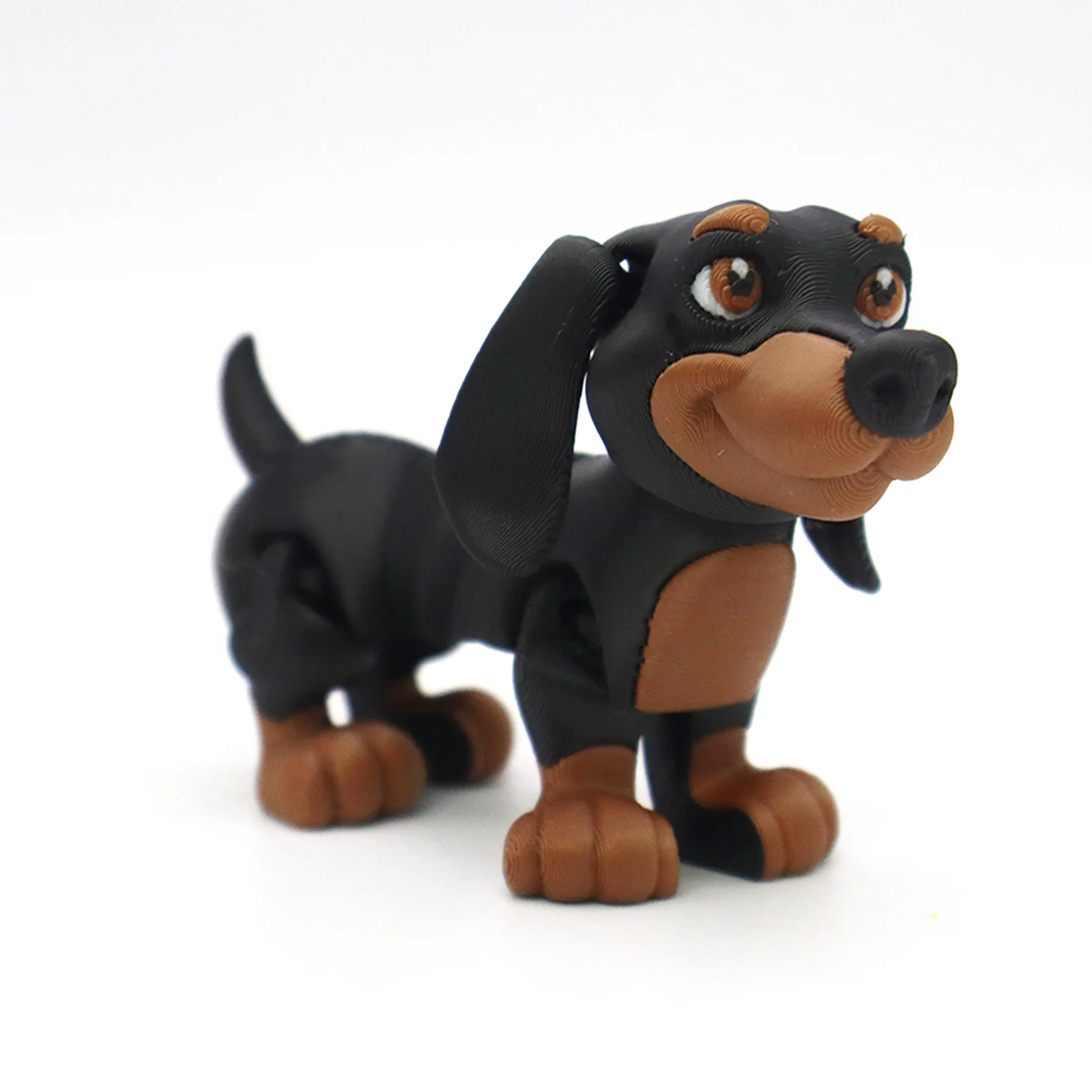 3D Print Dog Home Deco Animal Model Small Ornament Toy Dog Puppy Lifelike Stuffed Toy Pet Dog Handmade