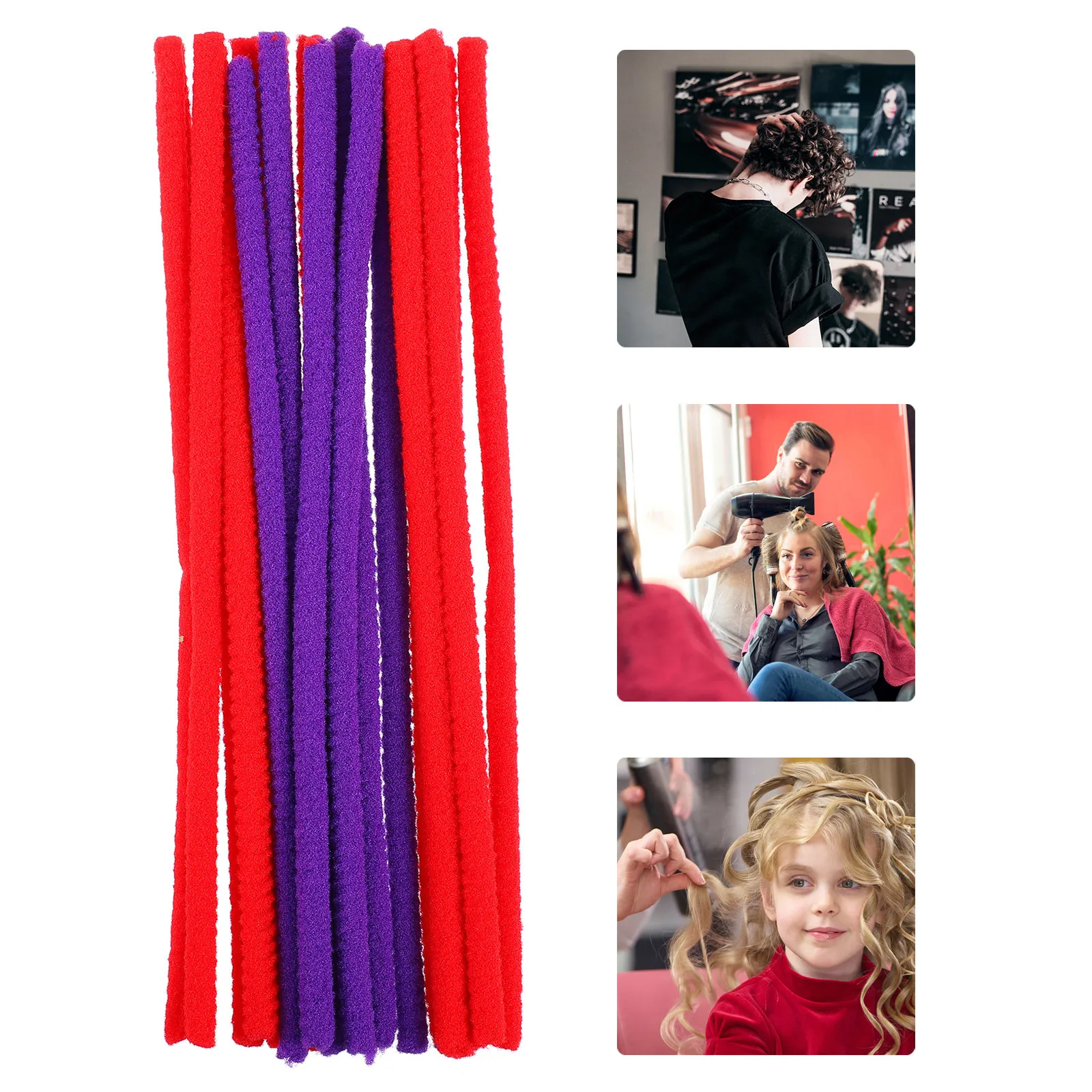 

90Pcs Hair Perm Rods Non Slip Curling Rods Salon Barber Hairdressing Roller DIY Tool Perm Rod Curling Rod Hair Roller