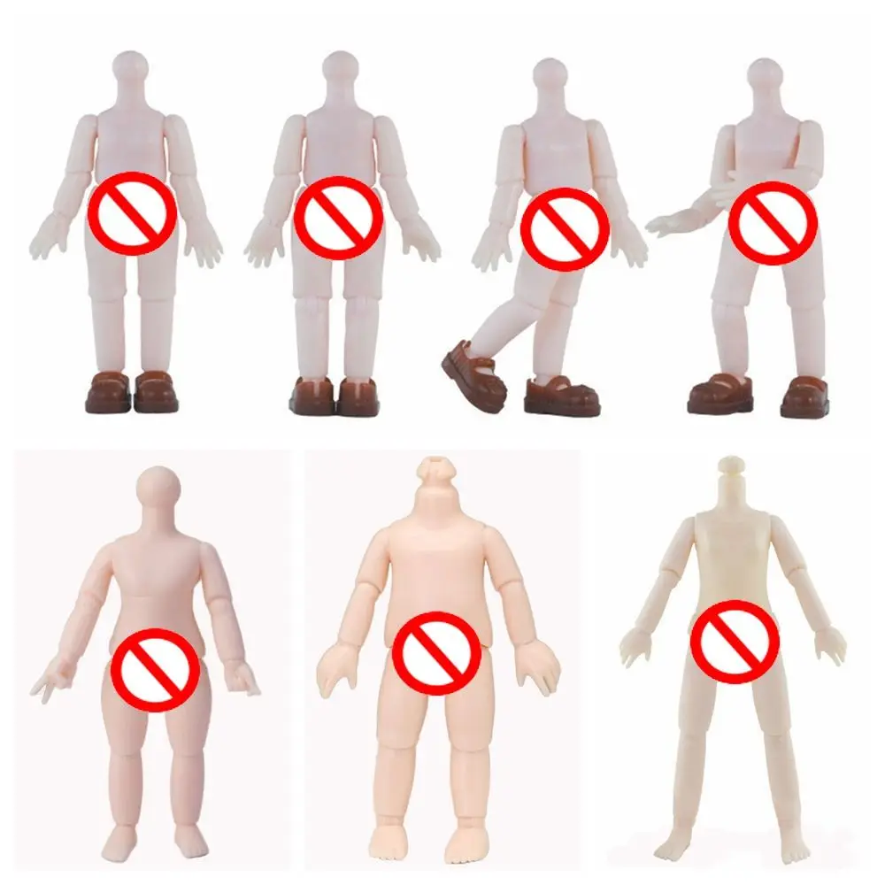 Gift DIY Change Makeup Height 9.5/11/12/15.5cm 13 Movable Joints Spherical Jointed  Body Nude Dolls