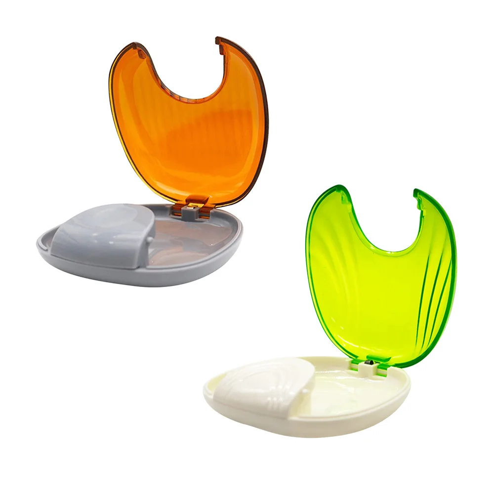 صندوق تخزين الأسنان الصناعية، استخدام عملي طويل الأمد، تجنب مياه الشرب العرضية، مناسب للسفر والتخييم ورحلة العمل #6