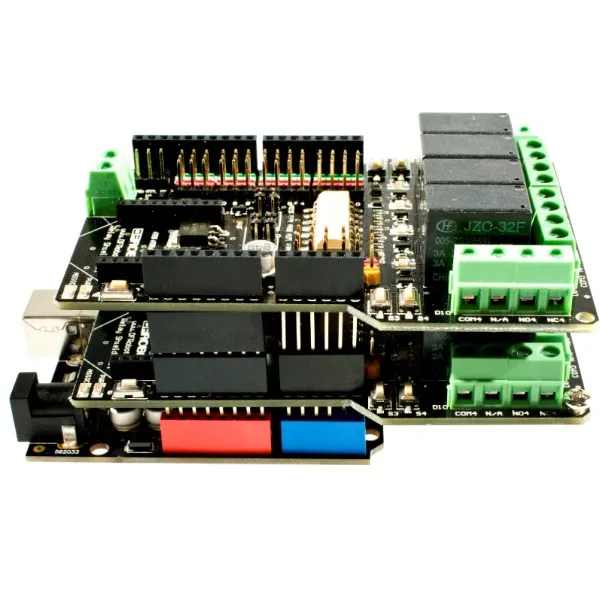 4-Channel Relay Module, Supports XBee Wireless Control, Compatible with Arduino