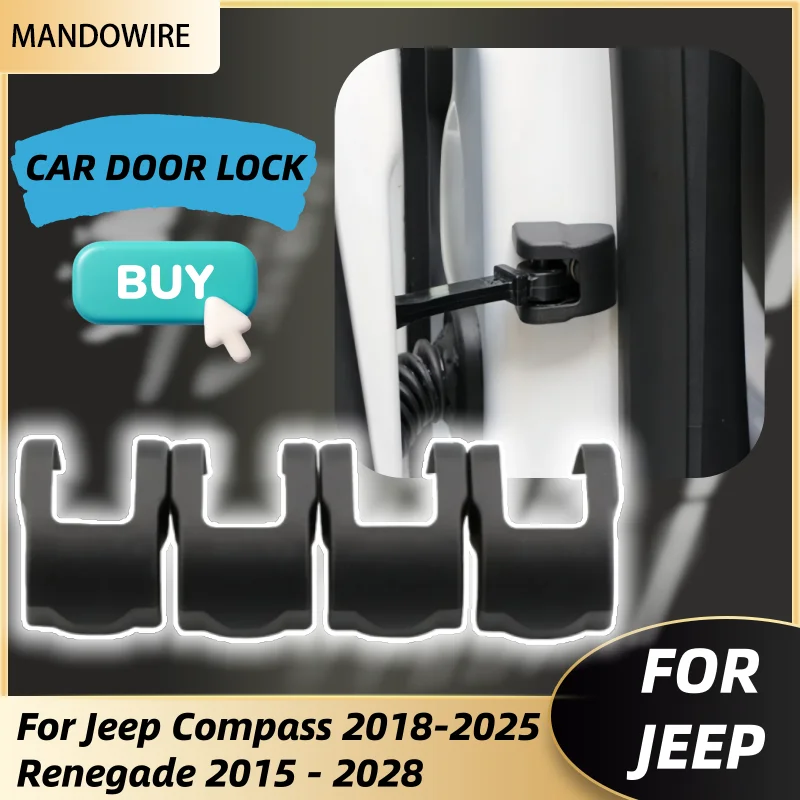 

Car Door Limiting Stopper Cover For Jeep Compass 2018-2025 Renegade 2015 - 2025 Protective Accessories Lock Case Styling