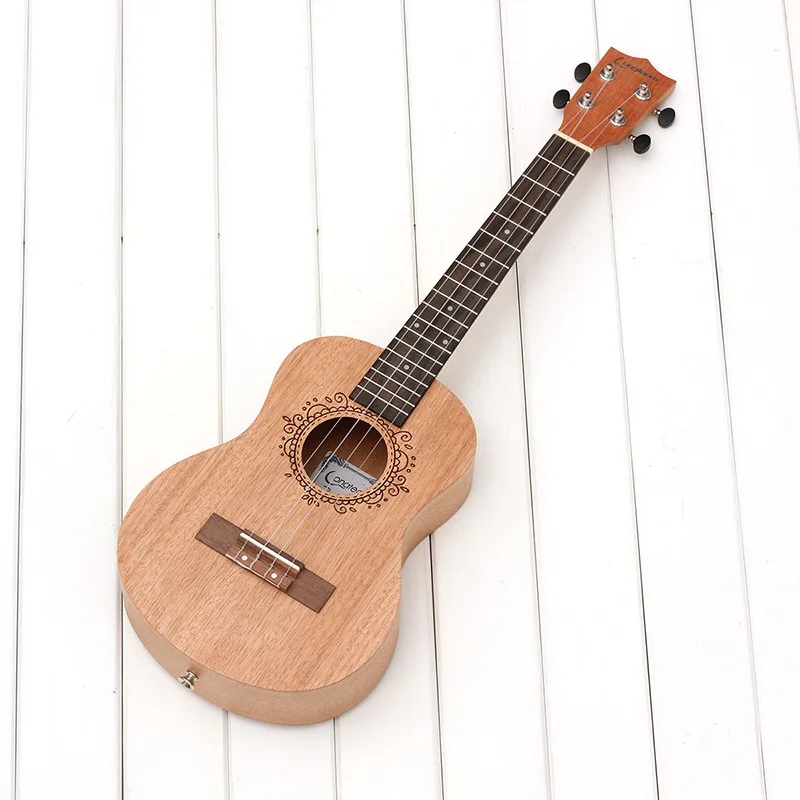 Mahogany Ukulele for Beginner, Four String Small Guitar, 26 inches, S-11, Musical Instrument