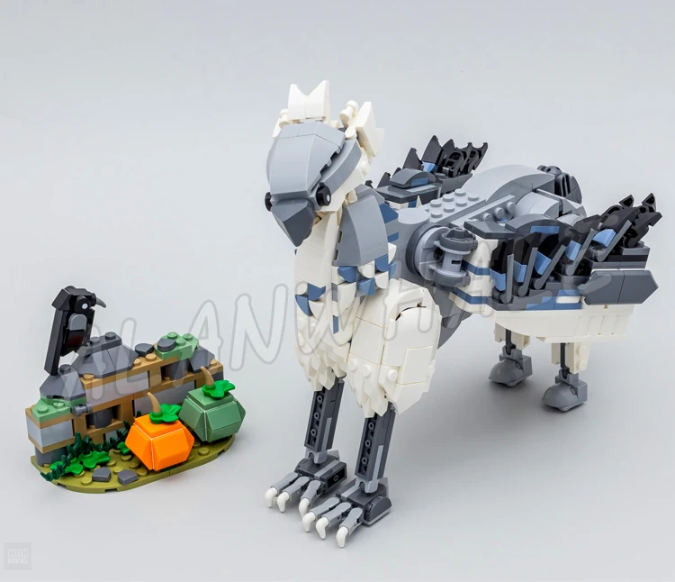 723pcs Magische Wereld van Tovenaars Hippogriff Vliegende Dieren Pompoenen Yard 7816 Bouwstenen speelgoed Compatibel Met Model