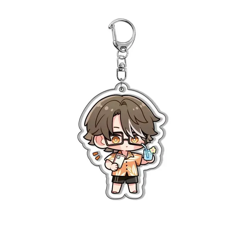 Honkai Star Rail Topaz Jingliu HuoHuo Guinaifen Luocha Dan Heng Keychain Game Accessories Cute  Anime Cosplay Pendant Llaveros