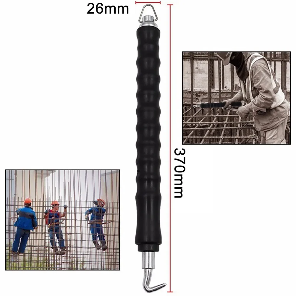 1Pc Wapening Tier Bouwplaats Kronkelende Tool Draad Knoting Tang Staaldraad Tring Gereedschapsstaal Bar Koppelverkoop Haak Semi-Automatische