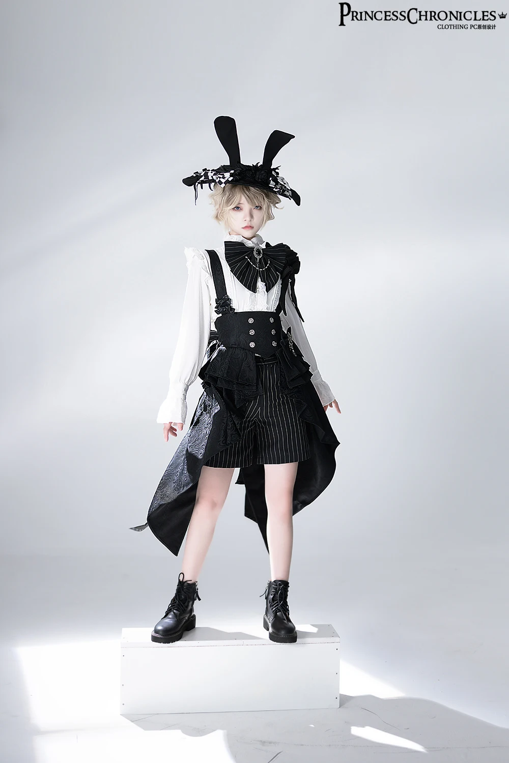 ~Rabbit Theater~Ouji Lolita Blouse and Shorts Set by Princess Chronicles