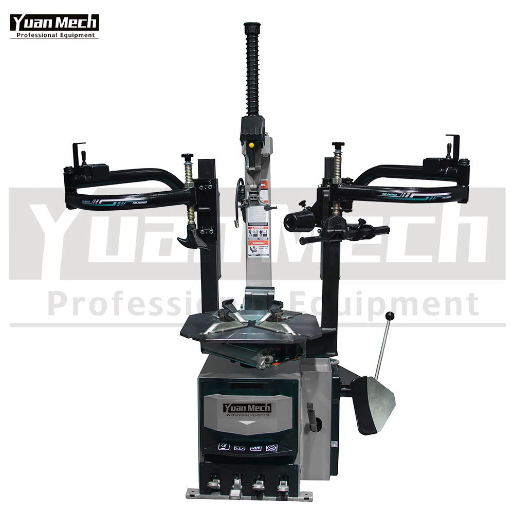 

Electric Hydraulic Tyre Changer With Stainless Mounting Head 220V Power Supply Convenient Tilt-Back Tire Changer