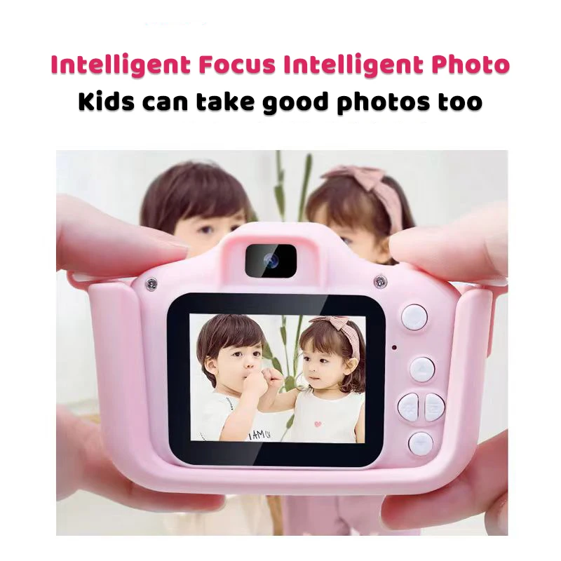 New Style Mini Children Camera Portable 1080P HD Camera Child Selfie Parent-Child Interaction Record Life Toys Camera Gifts