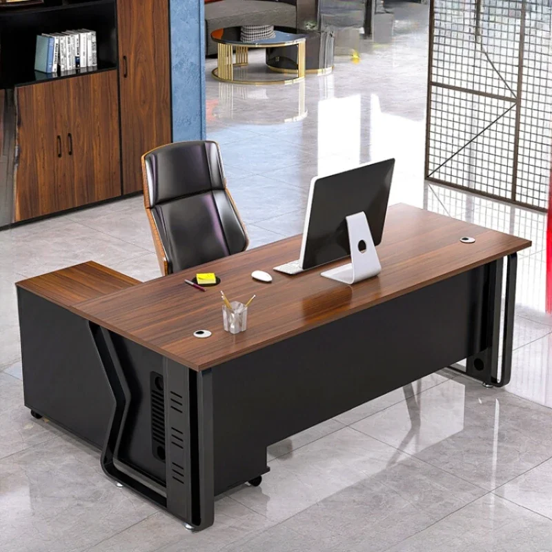 

Corner Workshop Home Office Desk Gaming Executive Multifunction Conference Table Room Offer Work Escritorio De Oficina Furniture