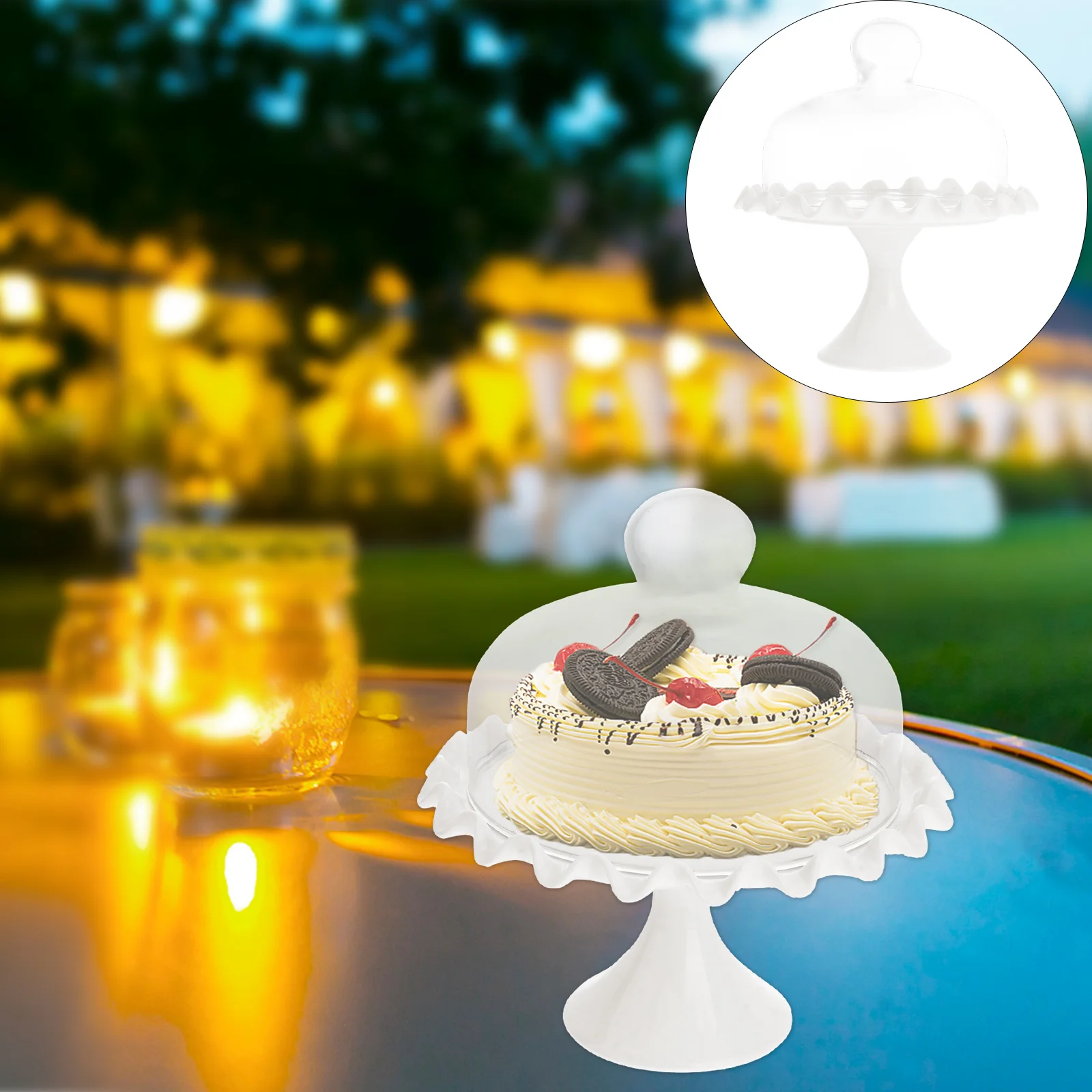 

1 комплект, прозрачная стеклянная крышка для торта, пищевой керамический поднос, тарелка для закусок, набор крышек для дисплея, набор пищевых продуктов, стеклянная крышка, тарелка для торта