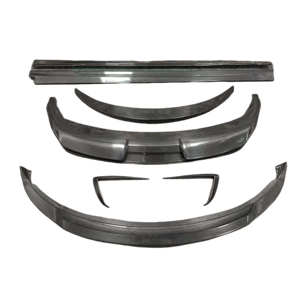Hot Sale For Tesla Model 3 ART Style Front Lip Rear Lip Side Skirts Spoiler Use High Quality Carbon Fiber Car Body Kits