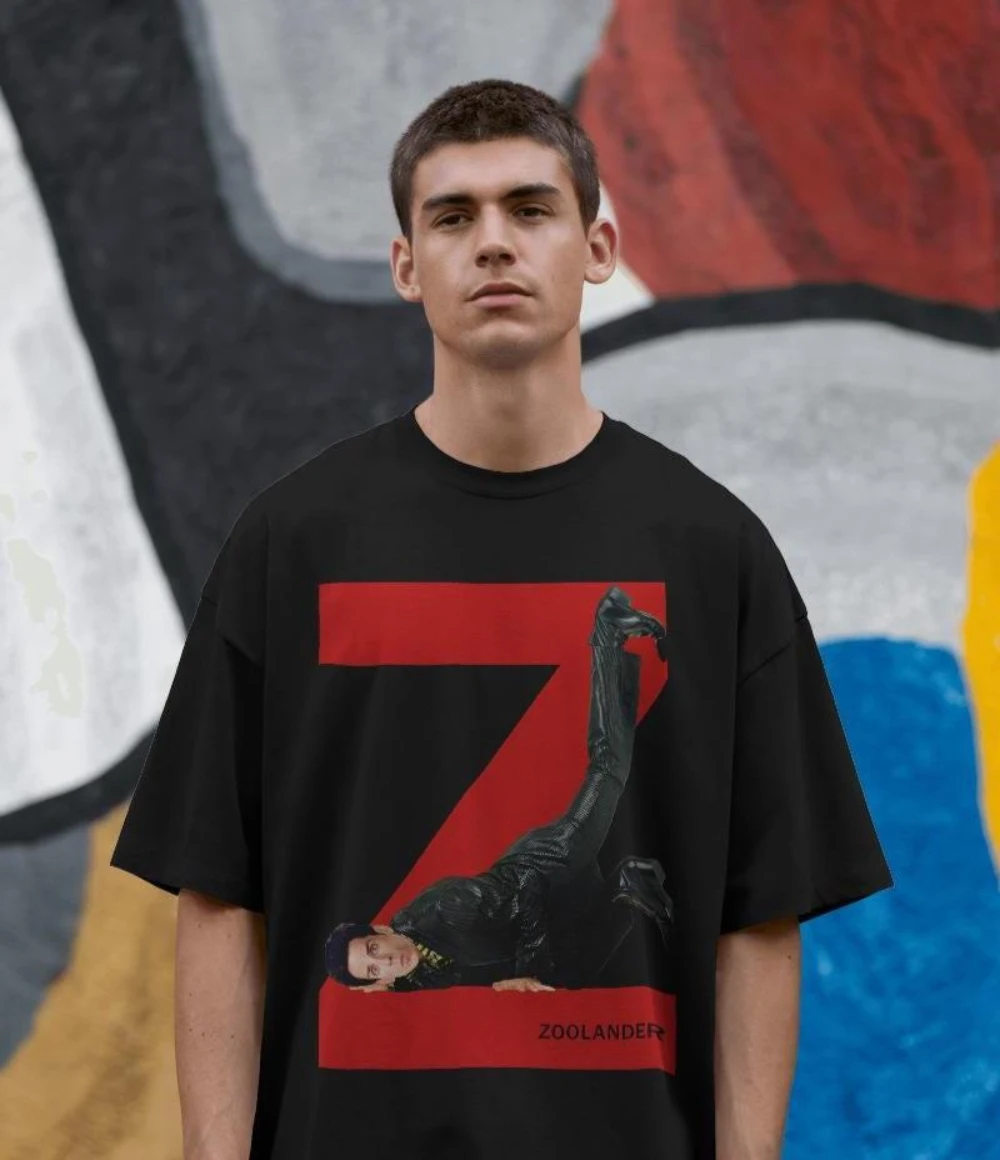 تي شيرت فيلم "زولاندر": هدية المعجبين بن ستيلر أوين ويلسون تي شيرت للجنسين من القطن الخالص بطبقة أساسية لجميع المواسم #1