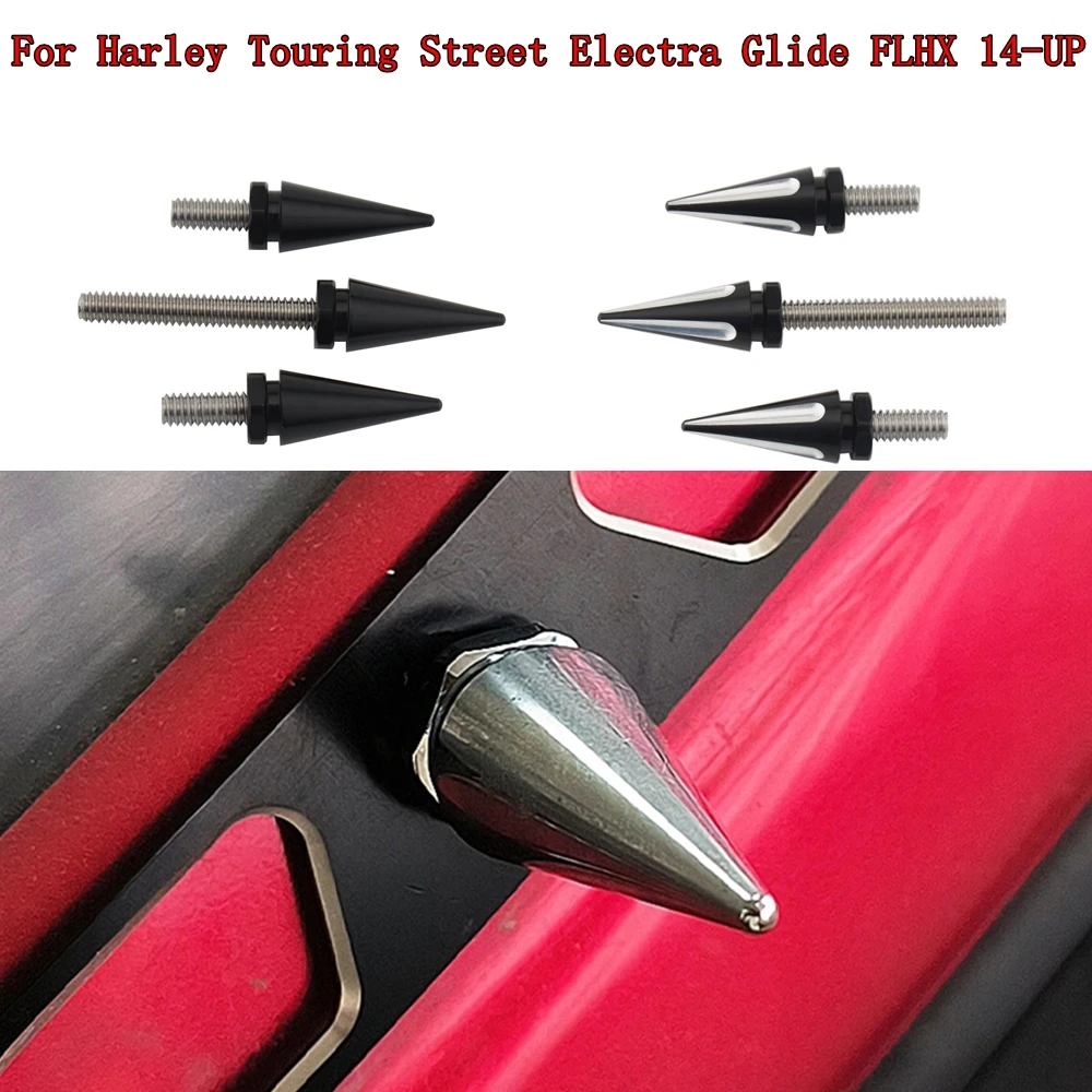

3xMotorcycle Windshield Trim Screw Windscreen Bolt For HarleyElectra Glide Street Glide Ultra Limited and Tri Glide models