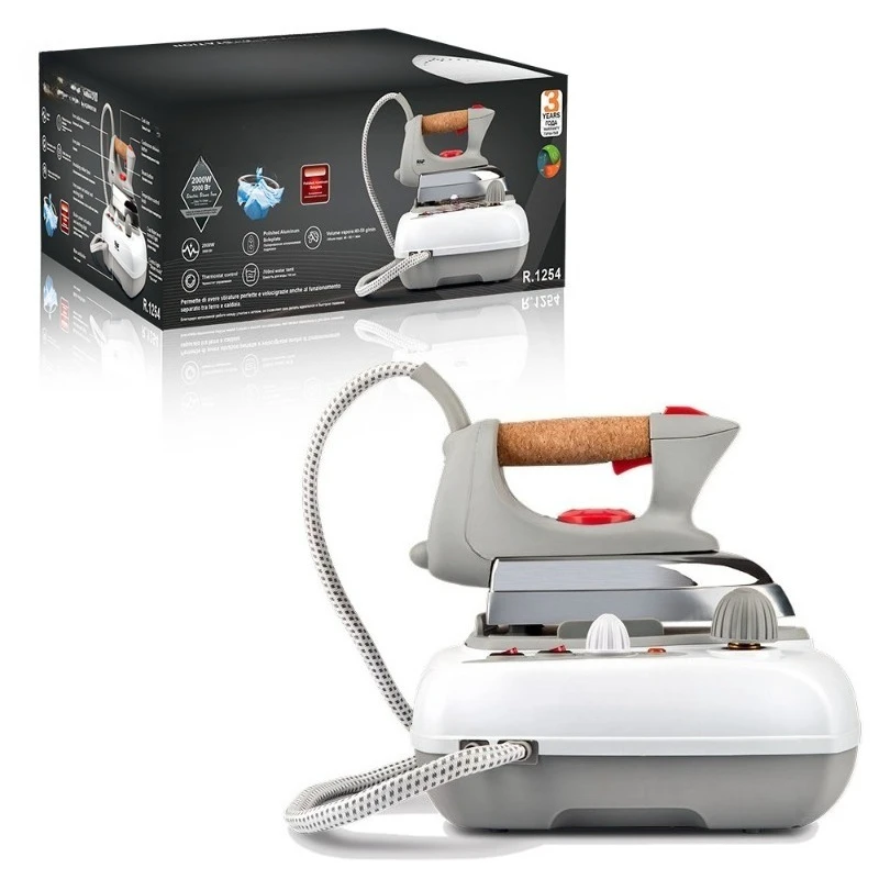 Household super power 2000W household steam iron, polished aluminum baseplate ironing clothes 1254