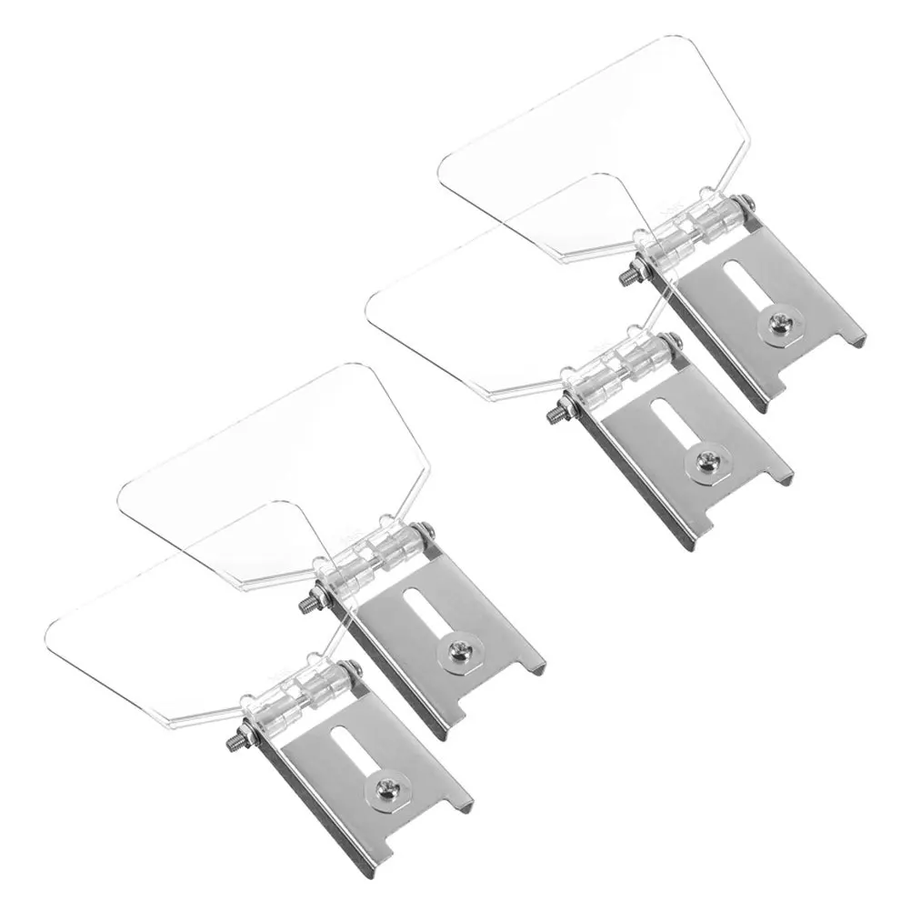 

4Pcs Bench Grinder Eye Shield Transparent Protective Guards Dust Shield Replacement Easy Install for Home Workshop Safety