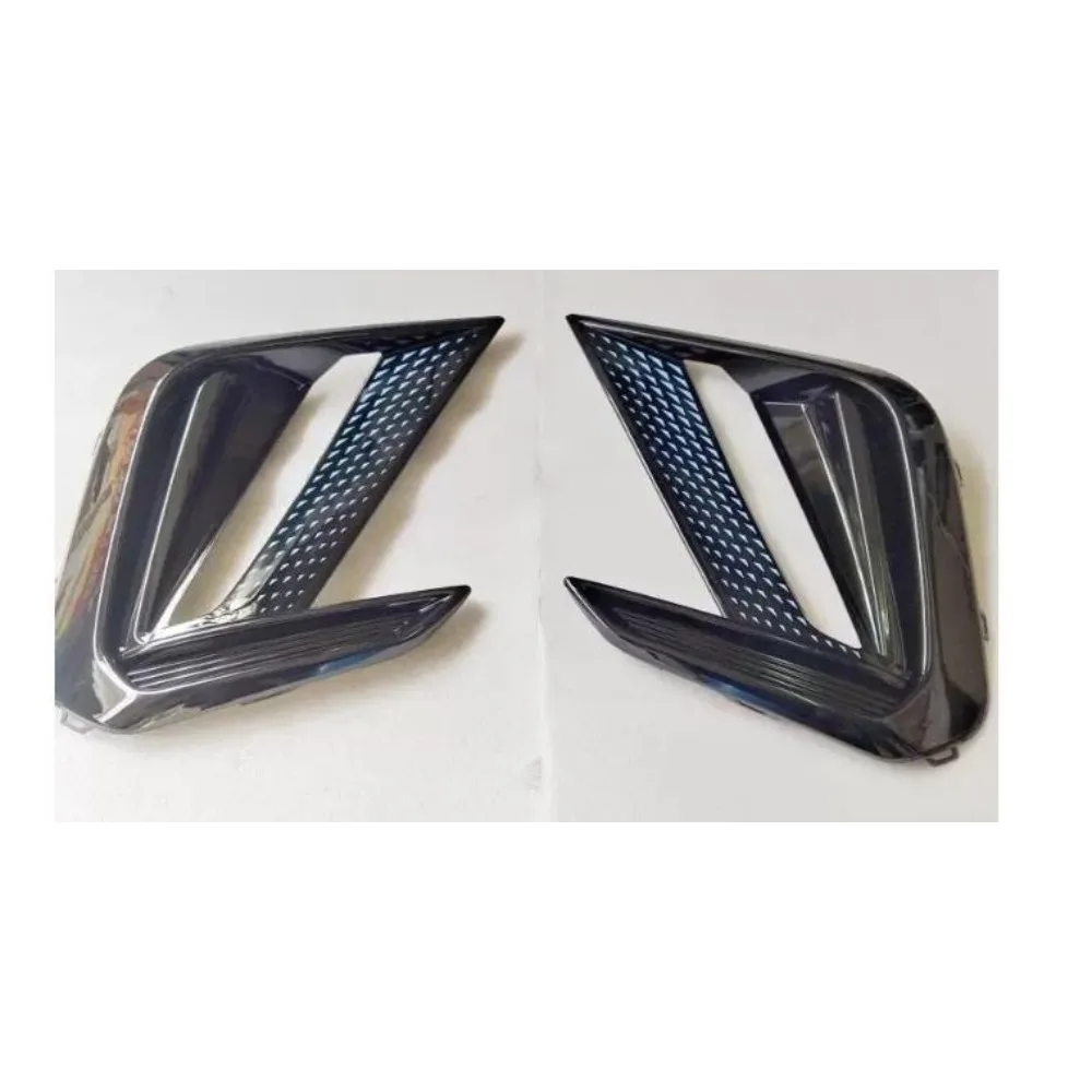 

For Geely for Emgrand L 2022 Left Right Car Front Bumper Fog Lamp Frame Decorative Panel Black Bright Trim Molding