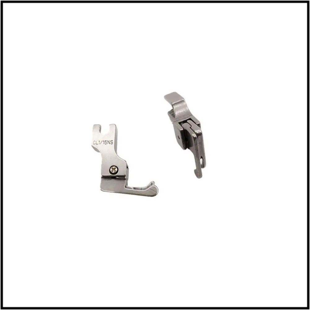 Left/Right Edge Guide Presser Foot Narrow Type Durable Lockstitch Sewing Machine Feet Pressing Foot for Knitt and Thin Materials