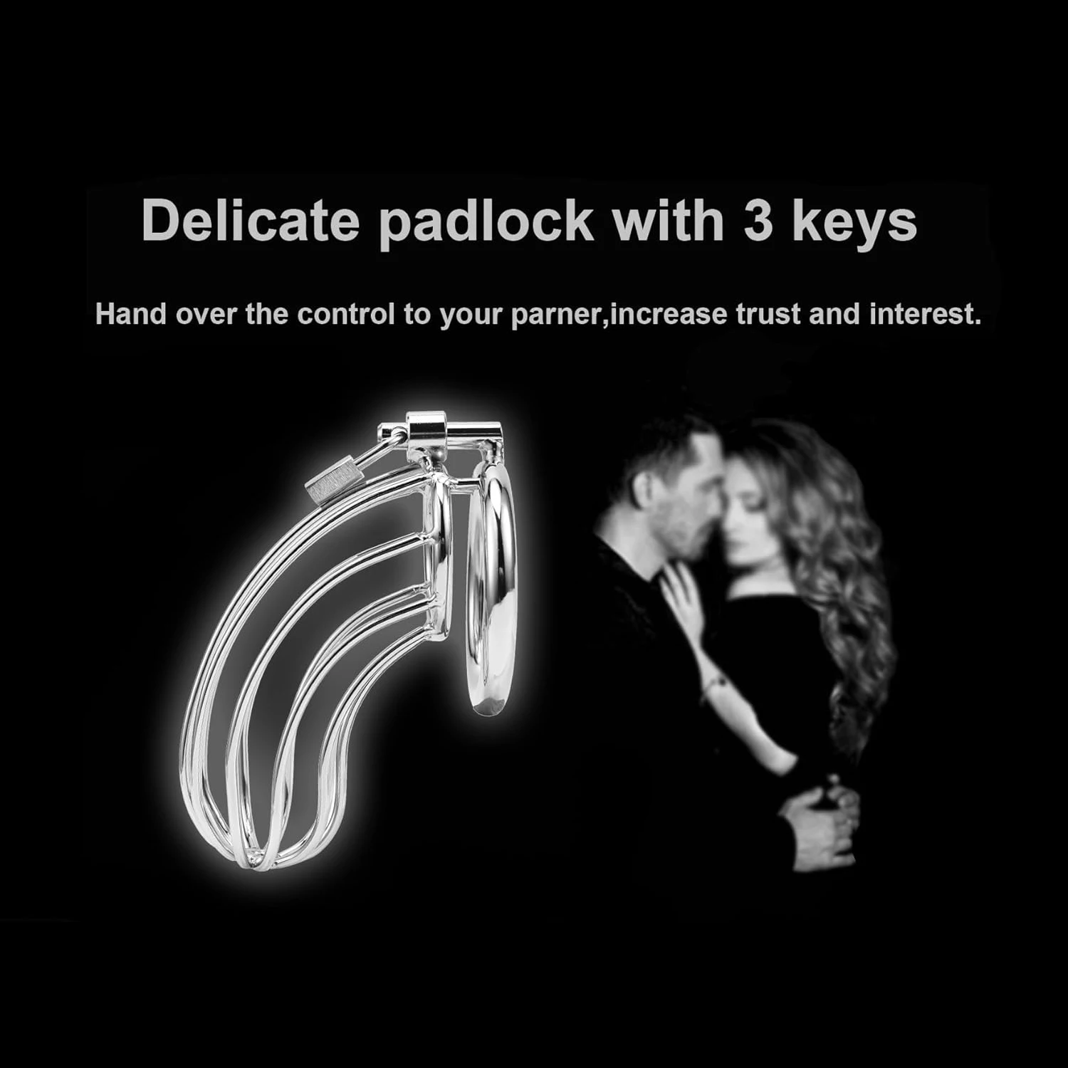 BDSM Sex Toys Men Stainless Steel Metal Urethra Chastity Lock Penis Bondage Adult Chastity Cage Cock Restriction Abstainer Toy