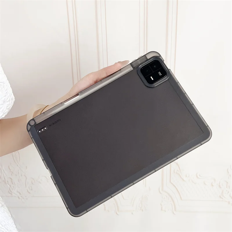 Pencil Holder Case For Xiaomi Pad 8 7 Pro 11.2 inch TPU Shockproof Cover For XiaoMi MiPad 6 5 Pro 11 RedMi SE 11 2023 Funda