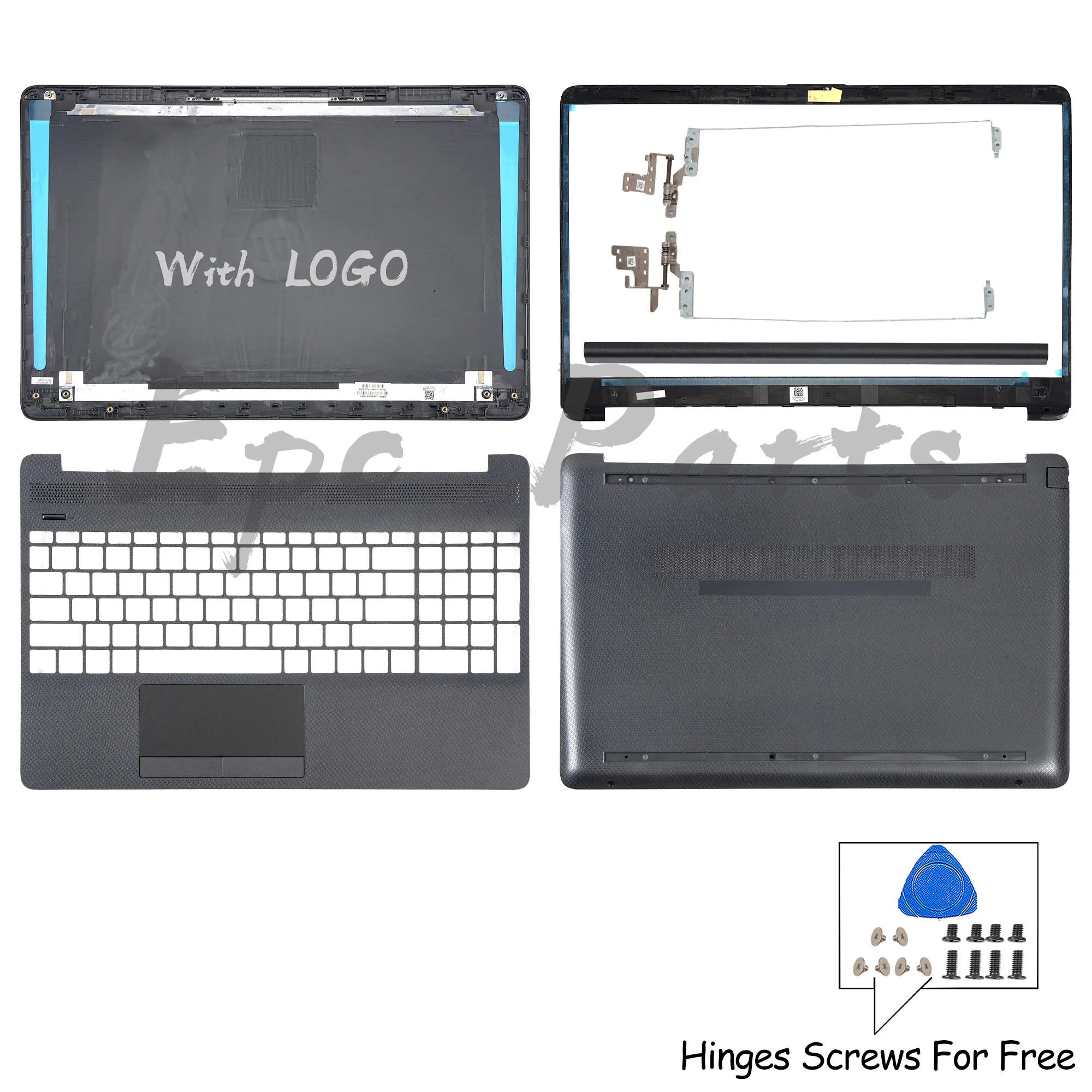 

Parts For 15-DW 15S-DU/DR/DY 15-DY 250 G8 TPN-C139 Back Cover L94456 Bezel Palmrest AP2HB000E00 Bottom case L94450 Hinges Repair