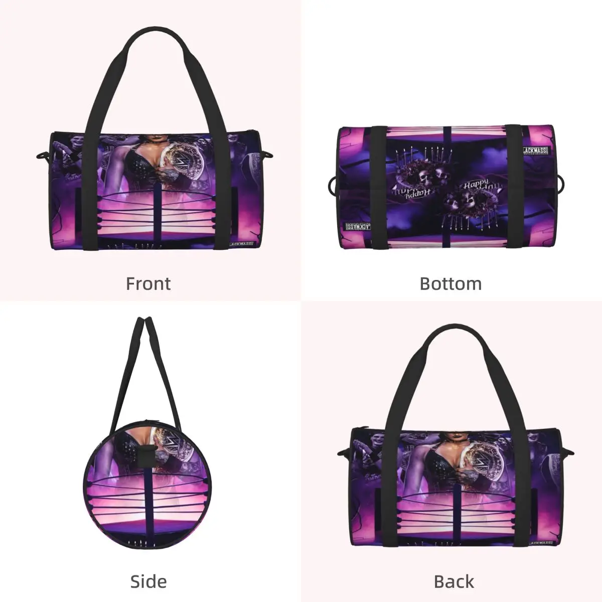 She Is My Mami! Rhea Ripley Bootleg Wrestler Luggage Bag Multi-Functional Duffle Tote Bag Handbags Gym Bags Fitness