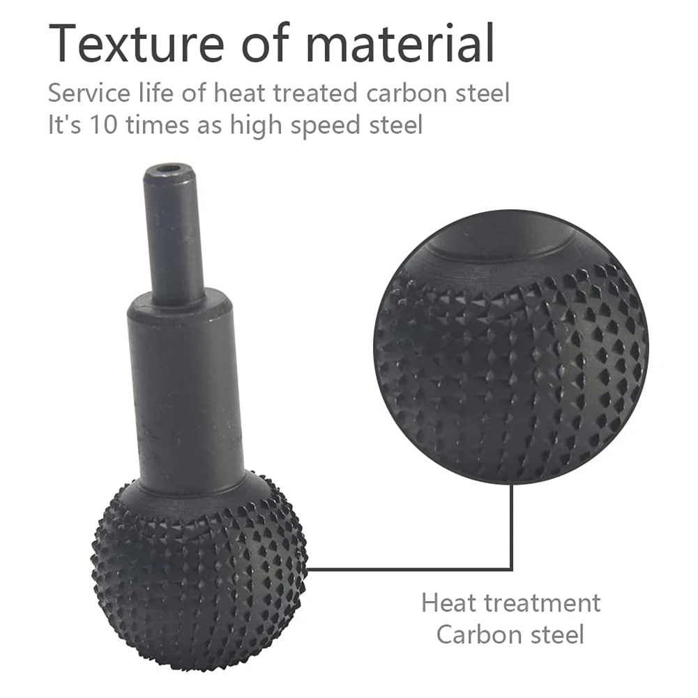 

A84X-Extreme Sphere Rotary Burr Rotary Grinding Head Burr Carbide Burr Ball Rotary Burr Wood Carving Grinding Head (40Mm)