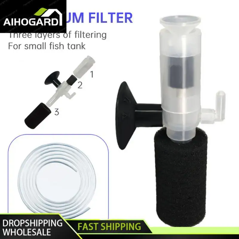 Aquarium Filter Fish Tank Mini Filter Biochemical Sponge Filters Multi Layer Filter For Small Fish Tank