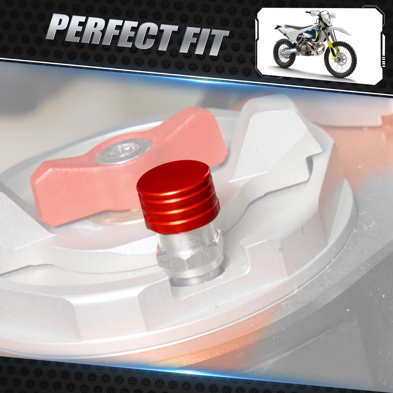 NICECNC M5x0.8 شوكة الهواء النازف صمام لهوندا CR80 CR85 CR125 CR250 CR500 CRF250R CRF450R CRF250X CRF450X CRF250RX CRF450RX #2