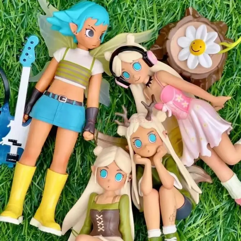 In Voorraad Perzik Oproer Punk Fee Serie Blinde Doos Gigi Frankie Poppy Meisjes Pop Kawaii Beeldje Anime Figuur Verzamelbaar Model Speelgoed