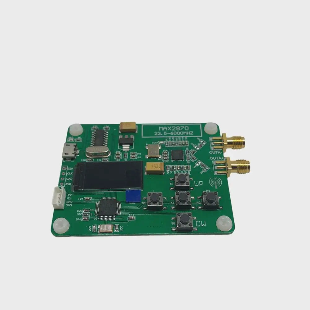 MAX2870 STM32 23.5-6000 MHz Signal Source 23.5-6000 M Serial Port Control