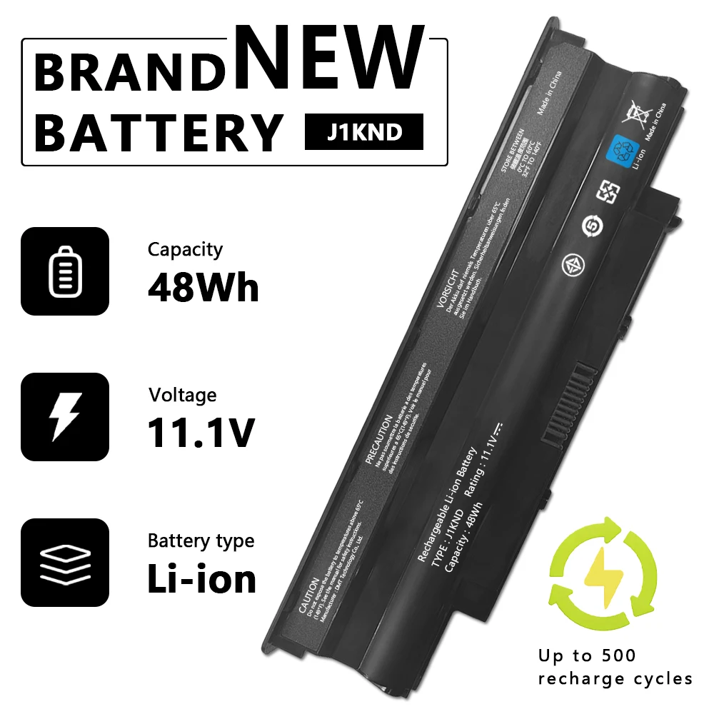 

J1KND N4010 Аккумулятор для ноутбука Dell Vostro 3450 3550 Inspiron N3010 N3110 14R N4010 N4050 15R N5010 N5110 17R N7010