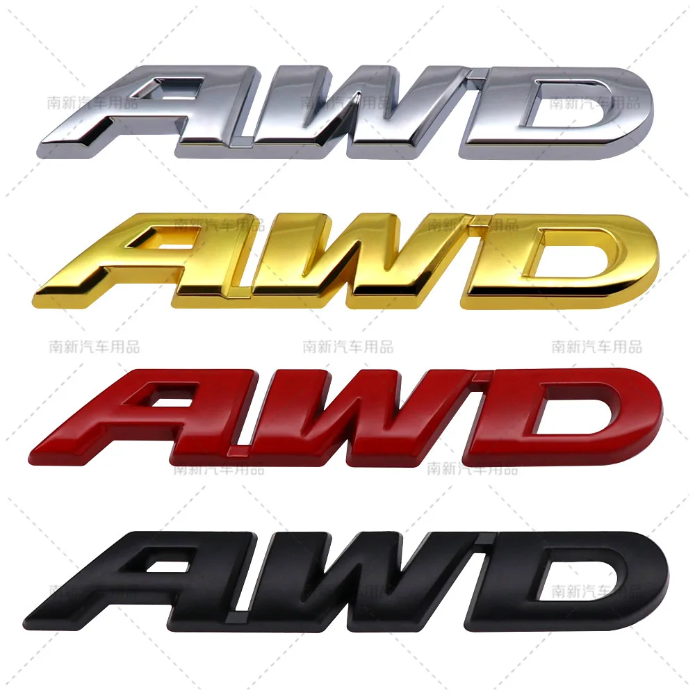 

AWD four-wheel drive metal labeling is suitable for the letter logo on the rear trunk of Honda's new CRV, the Citroen Binzhi XRV