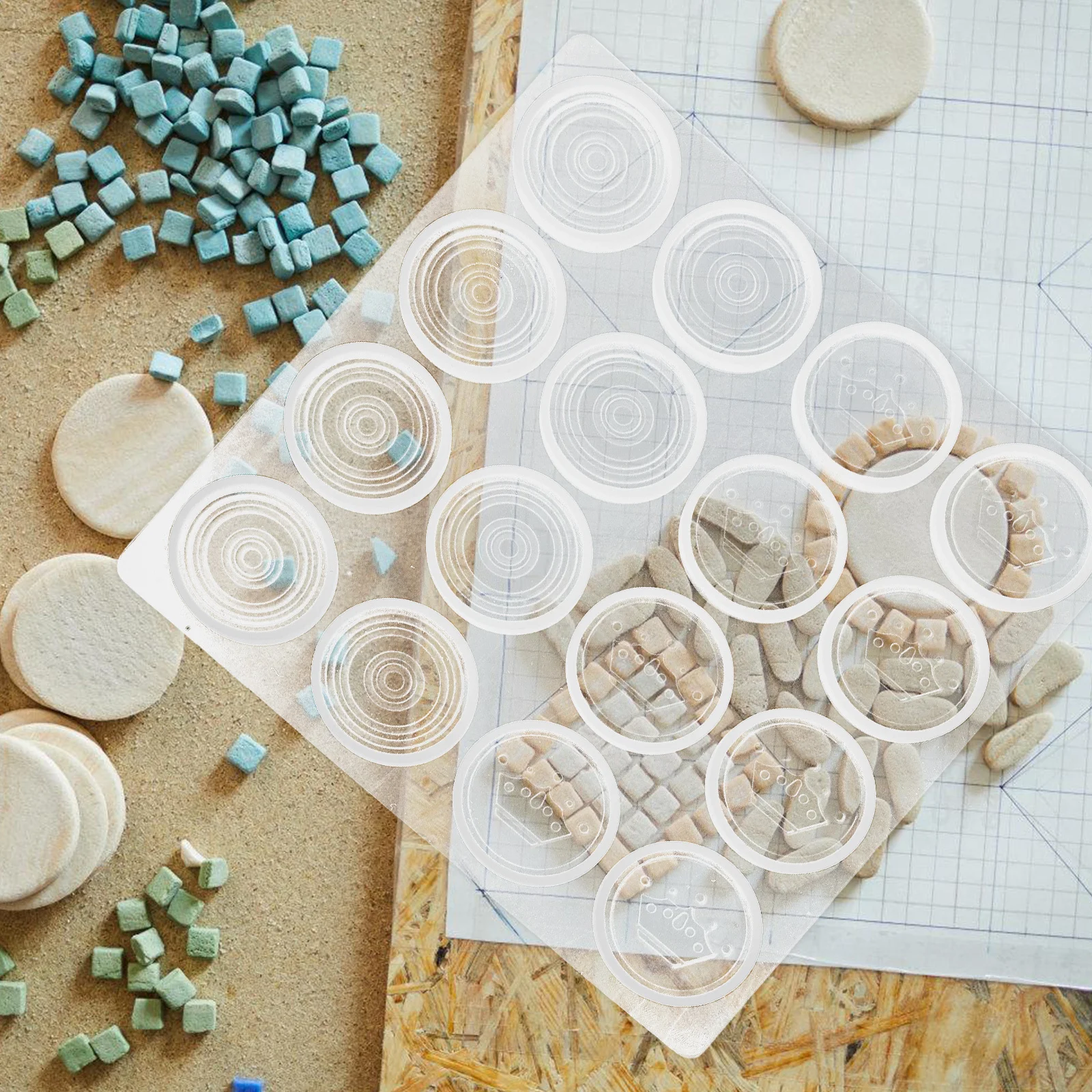 قطع الشطرنج الإبداعية قالب مادة السيليكون DIY بها بنفسك صنع الشطرنج الدولي لعب كامل مشروع خيالك الحرفية #2