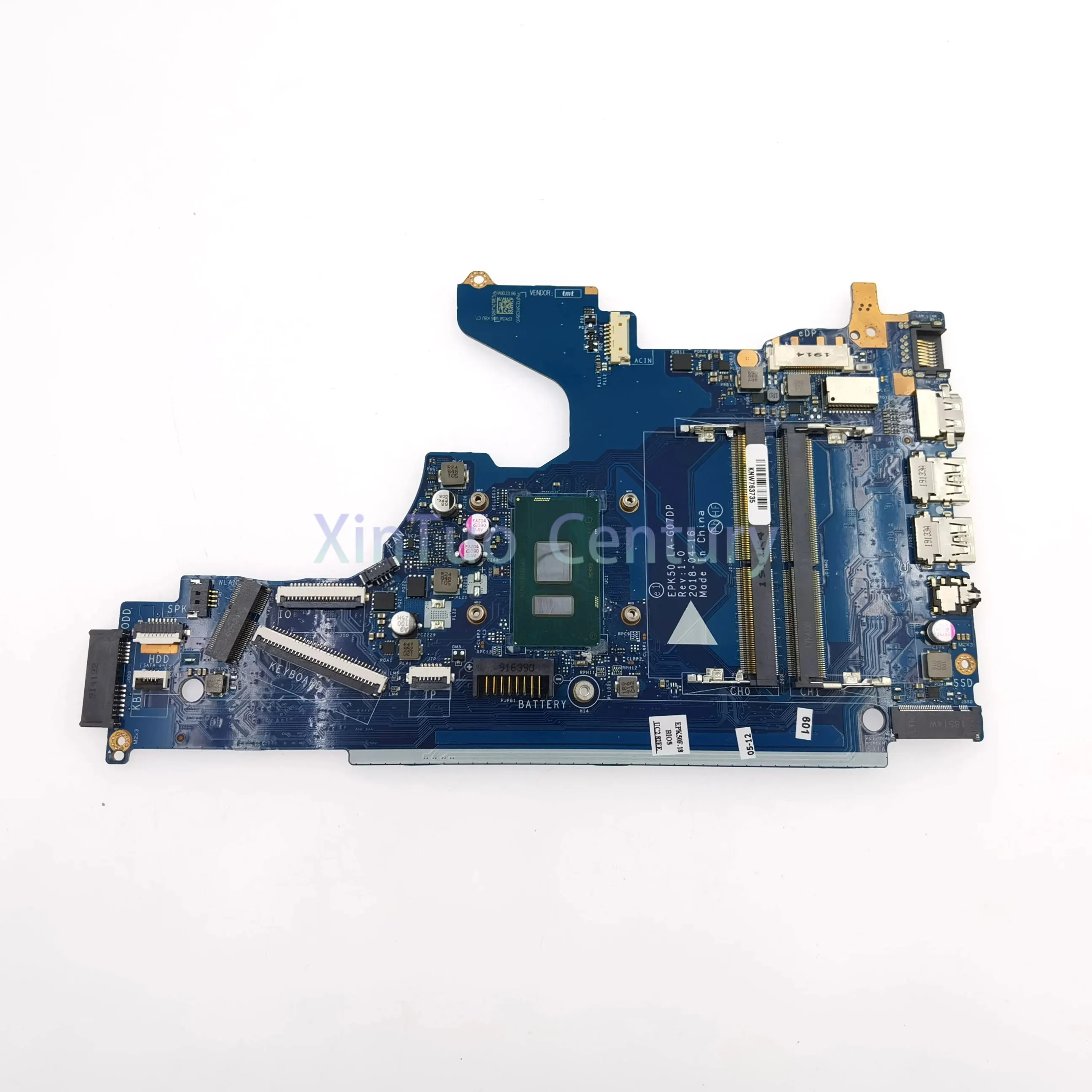 Imagem -06 - Laptop Motherboard para hp Pavilion 15-da 250 g7 Epk50 La-g07ep La-g07dp i3 i5 i7 Cpu 100 Teste de Trabalho L20373601 L20371-601