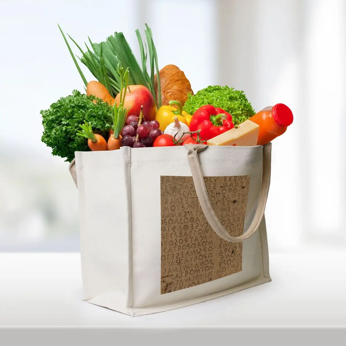 The Gortyn Law Code, Crete Tote Bag supermarket folding bag bag luxury women canvas tote bags cute pouch