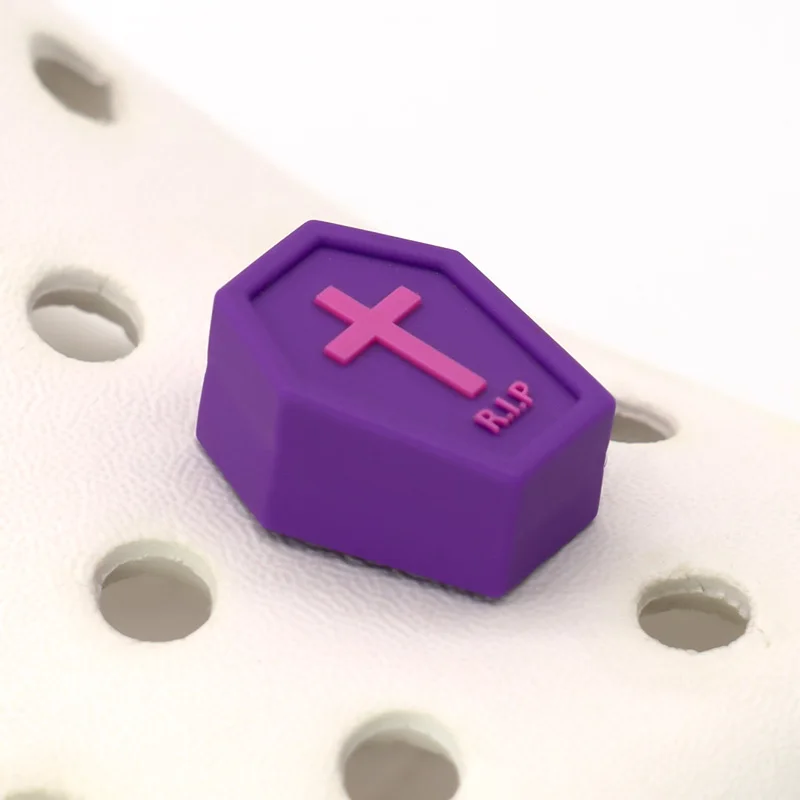 1/15 stücke 3D Halloween Party Horrible Schuh Zubehör Schwarze Katze Geist Hexe Schuh Charms Frau Männer Kinder Pins schnalle Dekorationen – Detail 12