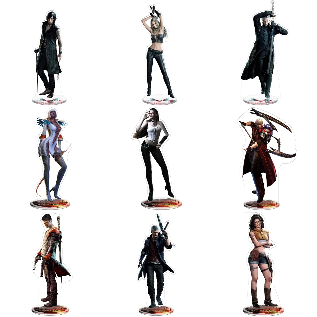 15CM Game Devil Cry Dante Hunter Acrylic Stand Model Cosplay Characters Ornament Accessories Goods Collection Christmas Gifts
