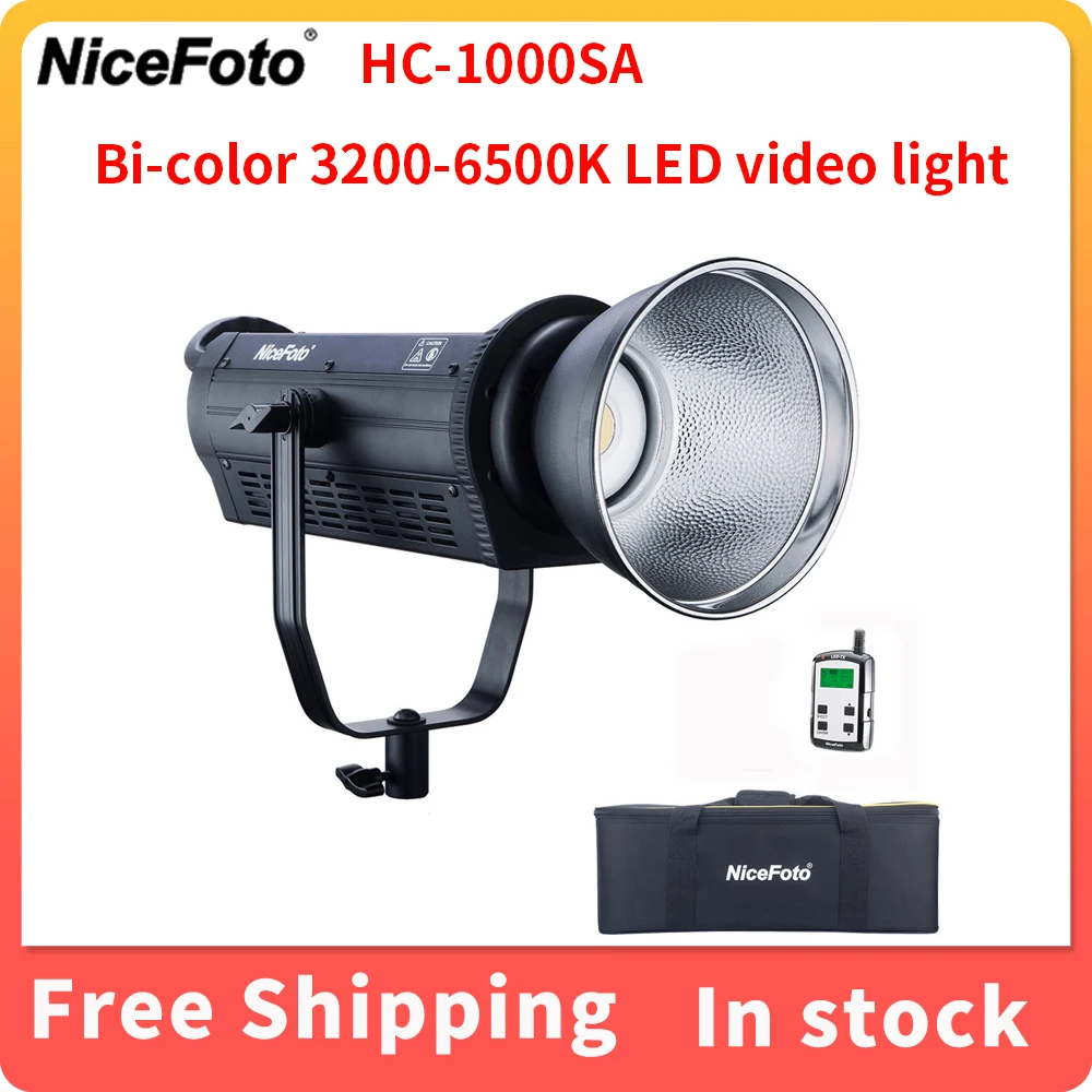 

NiceFoto HA-3300A 330W + 330W Bi-color СВЕТОДИОДНЫЙ Video светильник пленка фотографическое оборудование студийное Освещение 3200-6500K