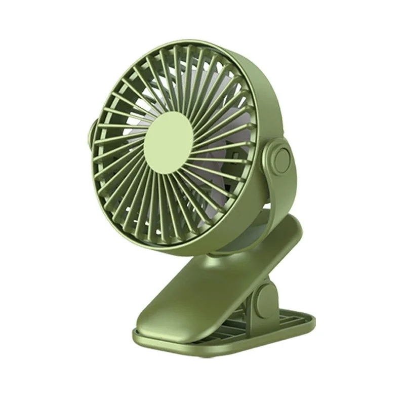 Portable Rechargeable Clip-on Desk Fan - 360° Rotation - Dormitory Essential